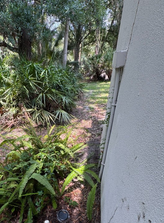 Backyard vegetation and nesting areas treated for mosquitoes, ticks, and fleas